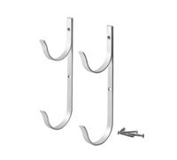 mophrati Supporto per reti per attrezzi leggero per piscina, facile da installare, resistente alla ruggine, per skimmer di manutenzione, gancio per reti, cestino per attrezzi