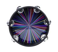 mophrati Tamburi a mano Regali per adulti Strumento a percussione Atmosfera portatile Puntelli che suona il giocattolo Design Per unico Tamburo riflettente, Abbaglia i raggi di colore
