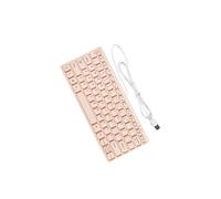 mophrati Tastiera compatta progettata con materiali di qualità durevole che offre un'esperienza di digitazione confortevole per le attività professionali quotidiane. Tastiera, Rosa, 285x122x21mm