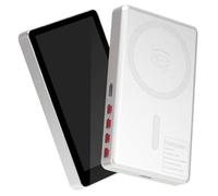 mophrati Telecamera per selfie Vlog con Bluetooth posteriore, tecnologia 4, stabilità magnetica, corpo in lega di alluminio per Vlog Selfie Phone, argenteo