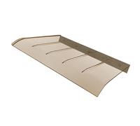 mophrati Tenda da sole per finestre, porta d'ingresso, balcone, riparo dalla pioggia, resistente al sole e alle intemperie, resistente agli urti e all'usura, tenda da per porte , Marrone , 40x40cm