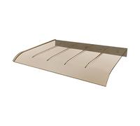 mophrati Tenda da sole per finestre, porta d'ingresso, balcone, riparo dalla pioggia, resistente al sole e alle intemperie, resistente agli urti e all'usura, tenda da per porte , Marrone , 50x50cm