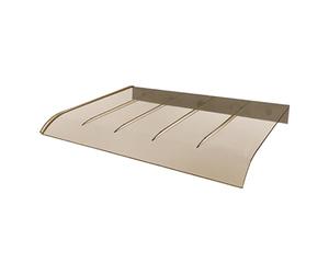 mophrati Tenda da sole per finestre, porta d'ingresso, balcone, riparo dalla pioggia, resistente al sole e alle intemperie, resistente agli urti e all'usura, tenda da per porte , Marrone , 50x50cm