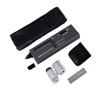 mophrati Tester elettrico portatile per pietre con rilevatore di gioielli con lente d'ingrandimento a luce LED con identificazione del test di allarme