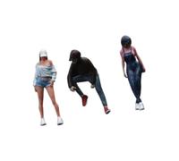 mophrati Tiny People Model 164 Scale Diorama Figures Splendide figure femminili e maschili Decorazione per modelli architettonici Persone in Per scala 1/64 Tiny Model Resin