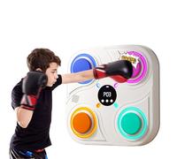 mophrati Uniforme di Karate per Bambini Gi Energizzare i bambini attraverso sessioni interattive di boxe musicale L'illuminazione ritmica aumenta il di, Bianco