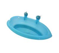 mophrati Vasca da Bagno per Acqua Facile da Usare per Uccelli Costruzione Durevole per Piccoli Uccelli Vasca Bagno per Multifunzionale Comoda e Pratica, Senza Specchio