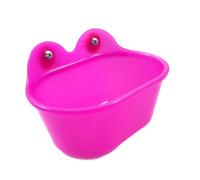 mophrati Vasca da Bagno per Acqua Facile da Usare per Uccelli Costruzione Durevole per Piccoli Uccelli Vasca Bagno per Multifunzionale Comoda e Pratica, Rosso Porpora