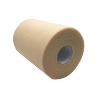 mophrati versatili in rotolo di tulle - Forniture per feste in molte belle opzioni di colore Tessuti tulle rotolo poliestere Bulloni tessuto, C04color crema