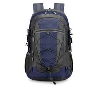 mophrati Zaino da trekking resistente, multiuso, impermeabile, da 40 litri, pratico e di grande capacità, con più scomparti. Zaino da trekking portatile con, Blu scuro