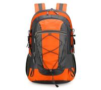 mophrati Zaino da trekking resistente, multiuso, impermeabile, da 40 litri, pratico e di grande capacità, con più scomparti. Zaino da trekking portatile con, Arancia