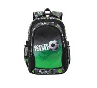 mophrati Zaino impermeabile Zaino anime Comoda tracolla Tasche multiple Zaino scuola in stoffa Borse da scuola, 926#, Verde-Grande