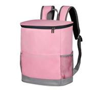 mophrati Zaino termico impermeabile per uomo e donna, per picnic, spiaggia, campeggio, pranzo, borse termiche, borse leggere e isolate per viaggi, spesa, grande, Rosa, 29x16x33cm