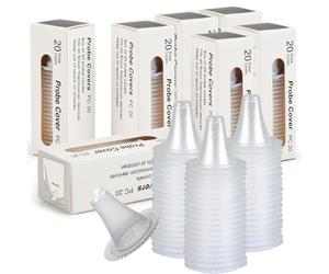 MOPLA 200 Pezzi Termometro Auricolare Tappi Coprisonda Termometro Auricolare,Coperture per Termometri,Coperchi Thermoscan per Modelli ThermoScan e Altri Tipi di Termometri Digitali