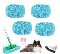 Mopmate, panni riutilizzabili in microfibra, panni in microfibra riutilizzabili, panni in microfibra per spazzare asciutti, ricambi lavabili e bagnati, panni rimovibili, per la pulizia di superfici in