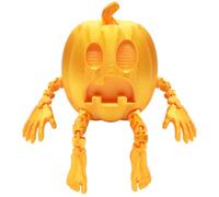 MOPQMKT Zucche di Halloween, Artificiali Piccole Zucche con Smorfia,Decorazioni per Halloween