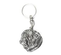 Mops, Carlino, Carlin, Doguillo I - Argento Placcato Cane Rimorchio, Borsa D