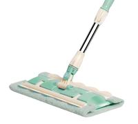 MOPS - Mano rotante a 360 gradi, scrubber di polvere asciutta estendibile, manico telescopico Scrubber di pulizia rapida con 7 pad per casa di manutenzione quotidiana di manutenzione quotidiana