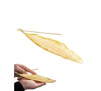 MOPZIJA 1PCS Porta Incenso per Bastoncini Brucia Incenso Porta Incenso per Bastoncini Portaincenso Bruciatore Di Incenso Incense Holder Brucia Incenso Bastoncini per Casa,Ufficio,Yoga, Meditazione,oro