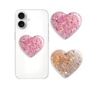 MOPZIJA 2 Pezzi Supporto Impugnatura Telefoni, Impugnatura Smartphone, Cellular Grip per Cellulare, presa sicura, comfort quotidiano per smartphone e tablet, pieghevole e retrattile,Arancione/Rosa