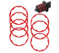 MOPZIJA 7 PCS Distanziali Pacco Pignoni, Distanziale Bici del della Bici Spacer Guarnizione della Rondella dell'asse Movimento Centrale della Bicicletta,rondelle per della bicicletta(1MM-2.5MM)