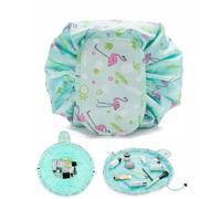 MOPZIJA Borsa Cosmetica, pochette trucchi,Beauty Case Trousse Make Up, Organizzatore a un Passo, Make Up borsa per Le Signore Pigri,porta trucchi da viaggio,trousse trucchi donna (fenicottero)