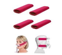 MOPZIJA Set di 4 CPAP coprisedili per il viso, Coperture CPAP, CPAP Face Pads, Cuscinetti per il Viso CPAP, Imbottiture per il Comfort della CPAP, per ridurre le macchie rosse e le ammaccature