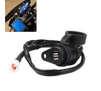 MOQIAOSEIKO Caricatore Doppio USB Adattatore convertitore presa Caricabatterie doppia USB per moto per Yamaha MT07 MT09 MT-07 MT-09 FZ-07 FZ-09 XSR700 XSR900 Tracer XSR 700 900 ABS SP GT