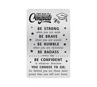 MOQIYXL Divertente piccolo biglietto di laurea, con scritta Be Confident In Whatever Direction You Choose To Go, regalo di laurea per uomini e donne,