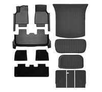 Moquette Auto Per Il Modello Y Per Juniper 2025 Anteriore E Posteriore Cargo Liner Juni TPE Completamente Circondato Tappetini Con Protezione Davanzale Porta Tappetini Tappeti(12PCS Full Set)