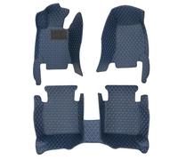 Moquette Autovettura Tappetini In Pelle Per Nissan Per Qashqai J10 2007 2008 2009 2010 2011 2012 2014 Tappetini Per Auto Tappetini Auto Regolabili(3PC Set-Blue,Right hand drive)