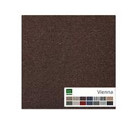 Moquette per Pavimento al Metro - Tappeto Componibile su Misura, Mattonelle in Tessuto per Interni in 14 Colori - 4 pezzi da 50x50 cm (3 m²) - Marrone Cioccolato