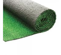 Moquette Prato Sintetico Erba Finta Verde 1x25 metri 7mm Rotolo