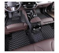 Moquette Tappetini auto in pelle PU per Jaguar per F-TYPE 2013-2021, accessori interni antiscivolo e impermeabili Tappetini(Nero)