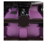 Moquette Tappetini auto personalizzati per VW per Passat Saloon B8 2018 2019 2020 2021 2022 2023 Tappeti Piede Accessorie Tappetini(Viola)