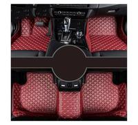 Moquette Tappetini auto personalizzati per VW per Passat Saloon per B5 per .5 1996-2006 Tappeti Piede Coche Accessorie Tappetini(VINO ROSSO)