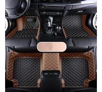Moquette Tappetini in pelle per auto per Jaguar Q2L 2018 2019 2020 2021 2022 Accessori interni impermeabili Tappetini(Black brown)