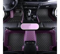 Moquette Tappetini in pelle per auto per Lexus IS-C 2009 2010 2011 Accessori interni impermeabili Tappetini(Purple Black)