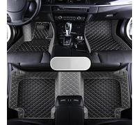 Moquette Tappetini in pelle per auto per Subaru per Outback 2010 2011 2012 2013 2014 Accessori interni impermeabili Tappetini(Black grey)