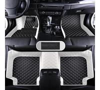 Moquette Tappetini in pelle per auto per Subaru per Outback 2021 2022 2023 Accessori interni impermeabili Tappetini(Black white)