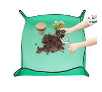 Moquette - Tappetino per piante, 1 x 1 m, impermeabile, a prova di perdite, pieghevole, multifunzionale, impermeabile, per donna, uomo, casa, piante, potatura