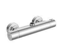 MORADO Rubinetto miscelatore monocomando per vasca da bagno, miscelatore monoblocco per vasca da bagno, rubinetto miscelatore per doccia da bagno, in ottone massiccio, finitura cromata, forma