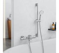 Morado Set Miscelatori Termostatici con Asta Doccia 70cm e Tubo Doccia 1,5m