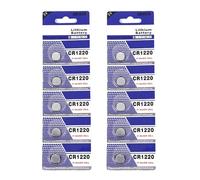 Morain 5/10 batterie a bottone CR1220 a bottone, batteria a bottone, 3 V, per telecomando dell'orologio