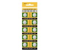 Morain Batterie a bottone AG3/736/LR41 per orologi, 20 pezzi/10 pezzi, per orologi giocattolo, lunga durata