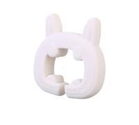 Morain Supporto per spatola in silicone per pentole padella antiscivolo cucchiaio resto organizzatori da cucina accessori con orecchie di gatto clip maniglia pentola in silicone