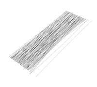 MORAINJAY 100 Pezzi Filo Floreale Bianco 26 Gauge/0,5mm, 40cm Filo da Fiorista Flessibile con Rivestimento in Carta, Filo Modellabile per Bouquet, Ghirlande, Fai da Te e Fiori Artificiali