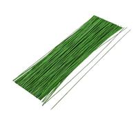 MORAINJAY 100 Pezzi Filo Floreale Verde Chiaro 26 Gauge/0,5mm, 40cm Filo da Fiorista Flessibile con Rivestimento in Carta, Filo Modellabile per Bouquet, Ghirlande, Fai da Te e Fiori Artificiali