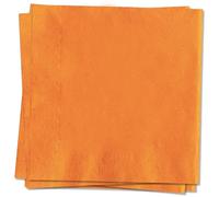 MORAINJAY 20 Pezzi Tovaglioli Carta per Feste,33x33cm Orange Tovaglioli Biodegradabile di Usa e Getta,Tinta Unita Orange Cocktail Napkins per Compleanno,Giardino,Ristorante e Matrimonio Decor