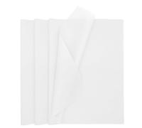 MORAINJAY 60 Fogli di Carta Velina Bianco, carta crespa, per Confezioni Regalo, Artigianato Fai da Te, Compleanno, Matrimonio, Natale, Halloween, Carta Imballaggio Regali (50x70) cm